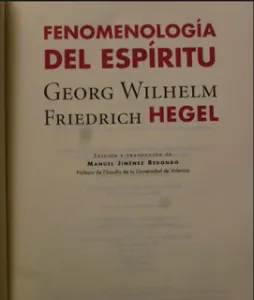 Fenomenología Del Espíritu Hegel